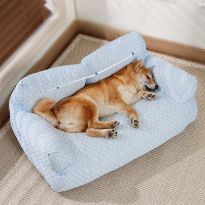 Cool Pet Bed with Breathable Support & Plush Sofa Comfort