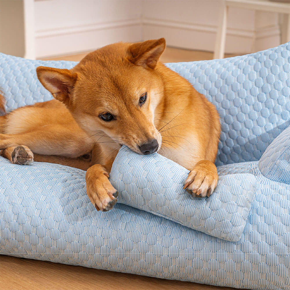 Cool Pet Bed with Breathable Support & Plush Sofa Comfort