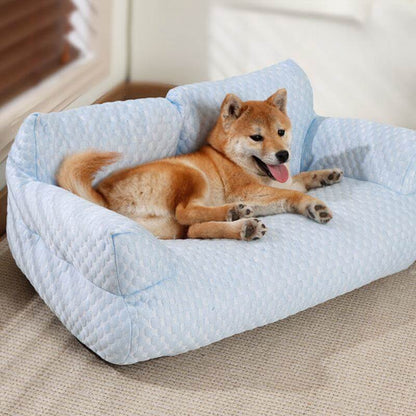 Cool Pet Bed with Breathable Support & Plush Sofa Comfort