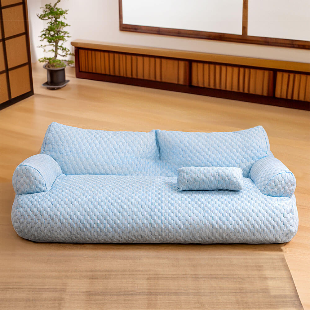 Cool Pet Bed with Breathable Support & Plush Sofa Comfort