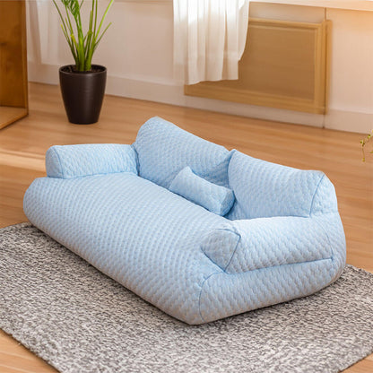 Cool Pet Bed with Breathable Support & Plush Sofa Comfort