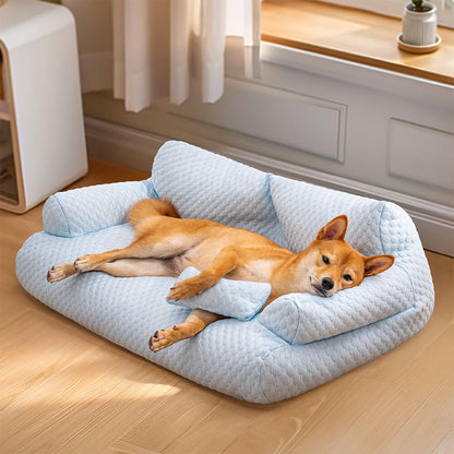 Cool Pet Bed with Breathable Support & Plush Sofa Comfort - Halri