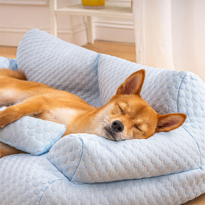Cool Pet Bed with Breathable Support & Plush Sofa Comfort