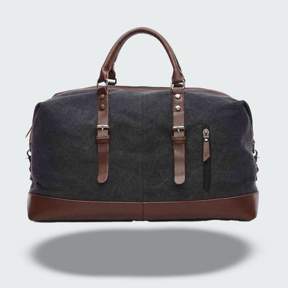 Stylish Leather Travel Holdall Bag – 54cm