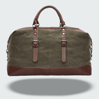Stylish Leather Travel Holdall Bag – 54cm