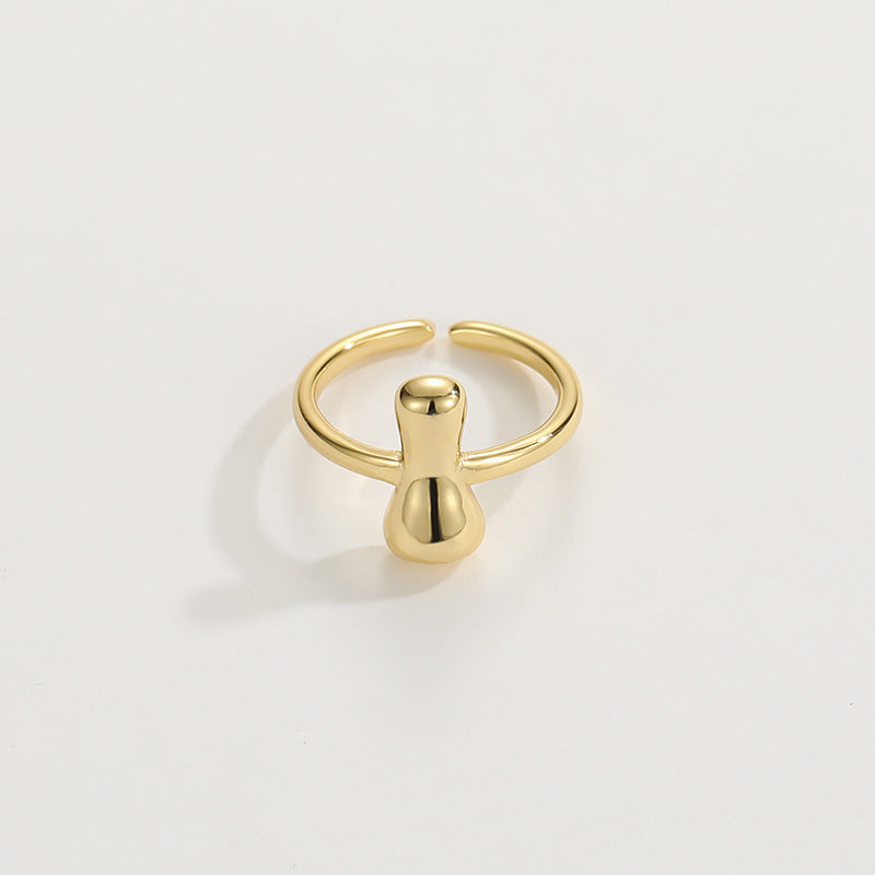 Personalized Fun Alphabet Initial Ring