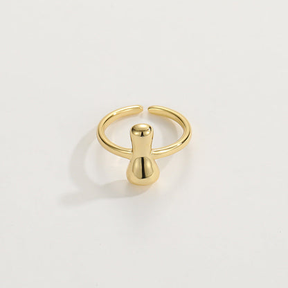 Personalized Fun Alphabet Initial Ring