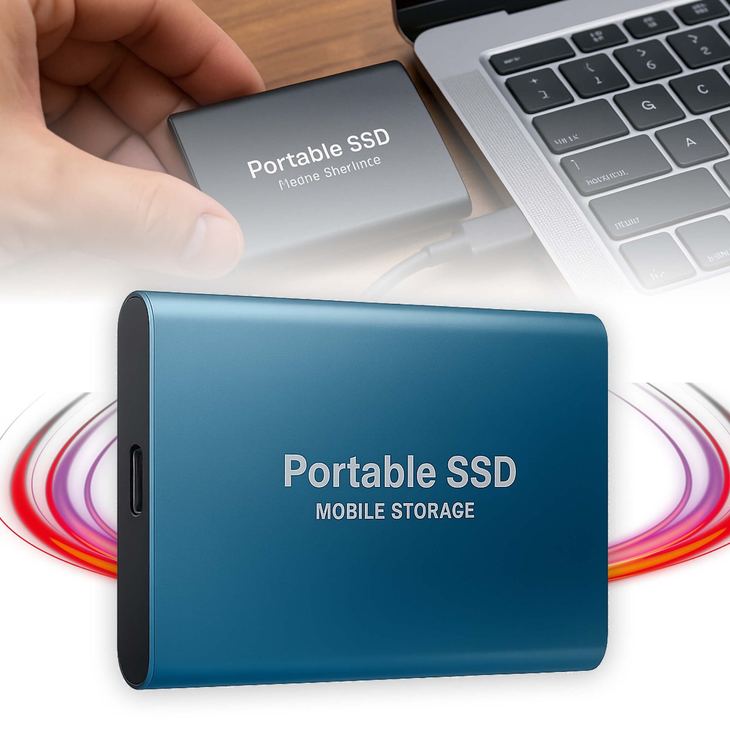 Portable External SSD Hard Drive 1TB 2TB 4TB Storage