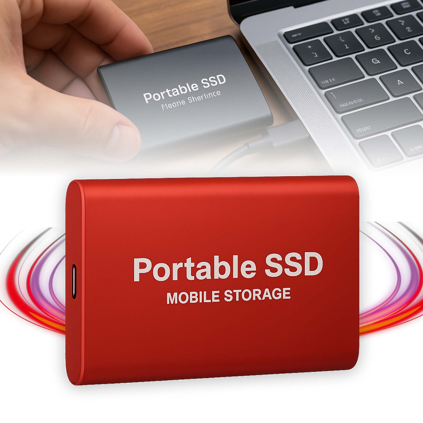 Portable External SSD Hard Drive 1TB 2TB 4TB Storage