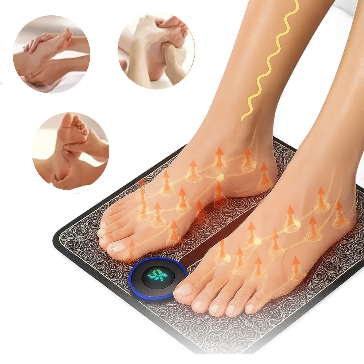 Electric Foot Massage Mat - 8 Modes Rechargeable
