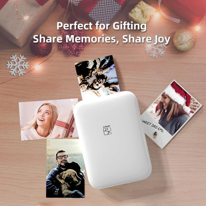 Inkless Mini Photo Printer with AR Scanner – Portable Wireless Printer for Instant Photos & Augmented Reality Experience