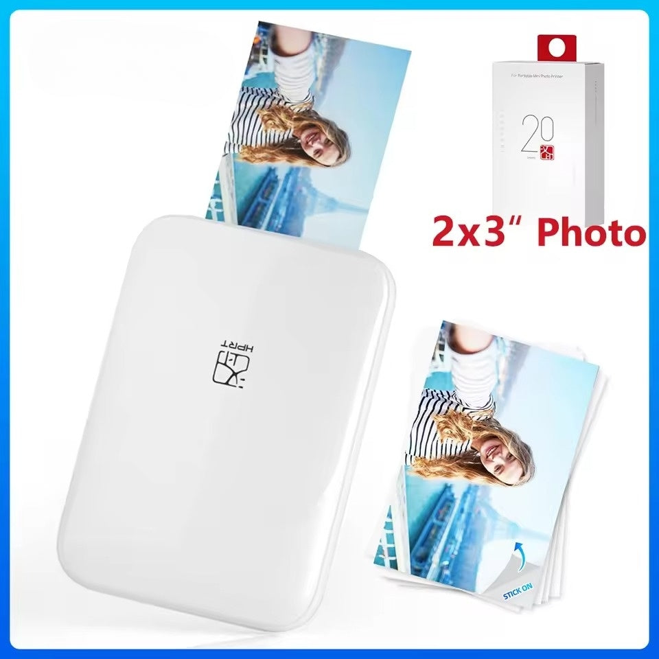 Inkless Mini Photo Printer with AR Scanner – Portable Wireless Printer for Instant Photos & Augmented Reality Experience