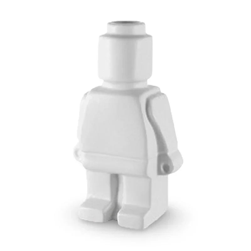 Fun Ceramic Robot Planter Pot