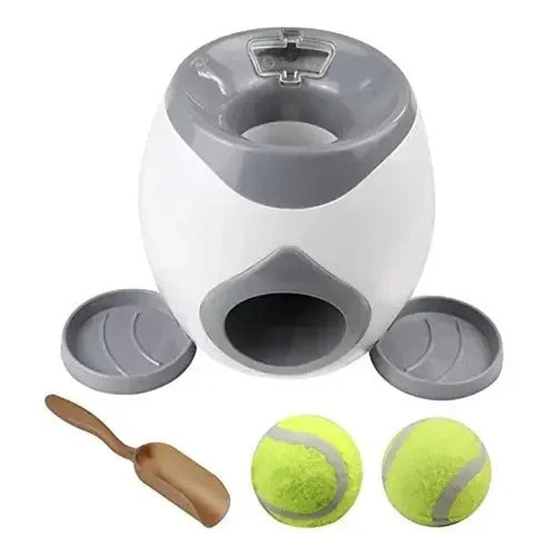 Fun Pet Ball Thrower with Auto Treat Dispenser