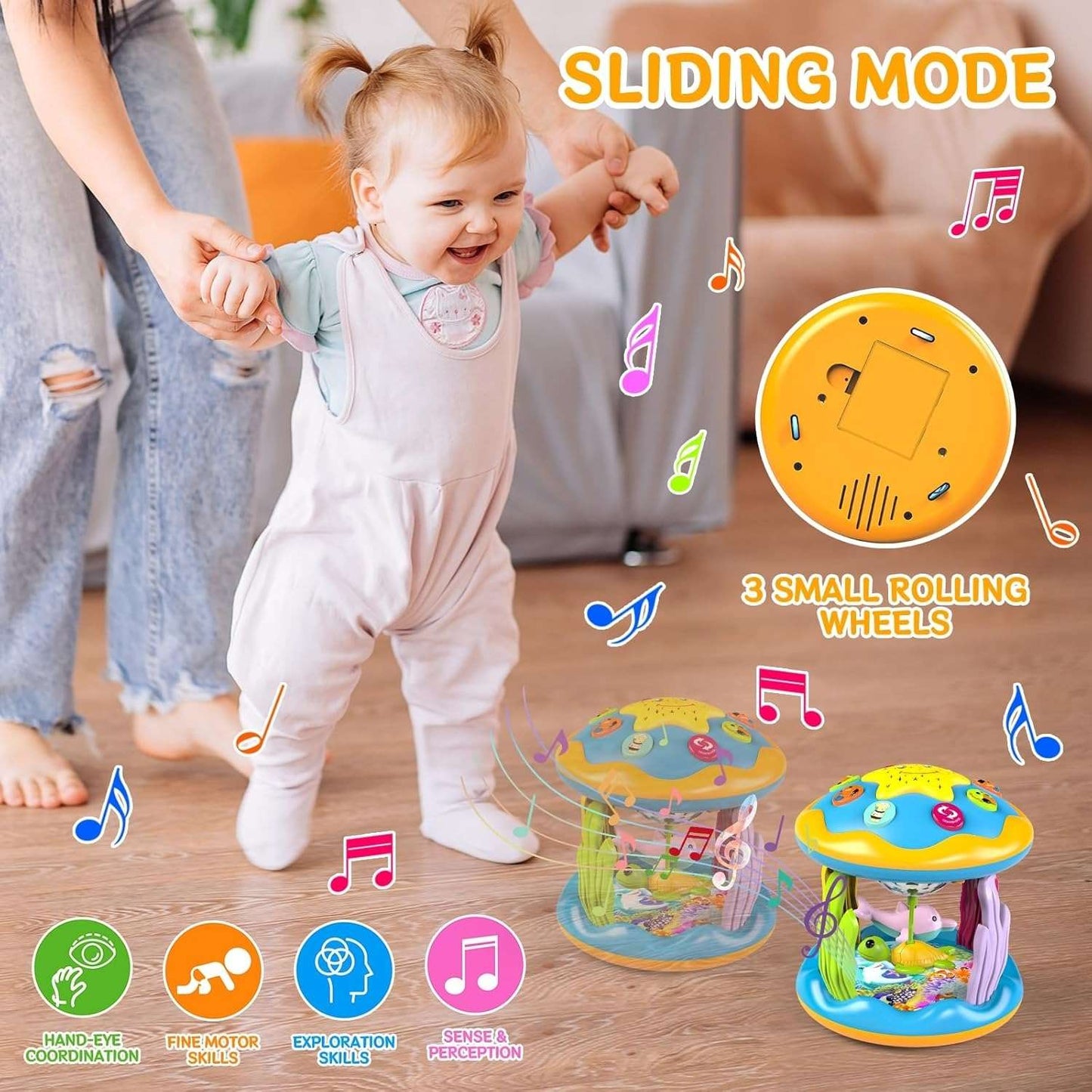 Interactive Baby Playset with Lights and Music – Learning and Discovery, Safe for Ages 6 Month and Up