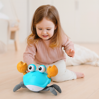 Colorful Musical Baby Crab Toy with Lights - Halri