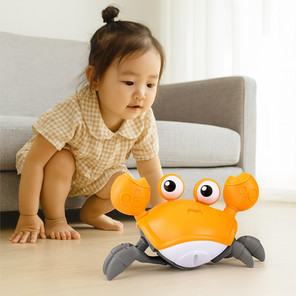 Colorful Musical Baby Crab Toy with Lights
