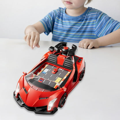 Fun Kids Racing Wheel Game with Lights and Sounds - Halri