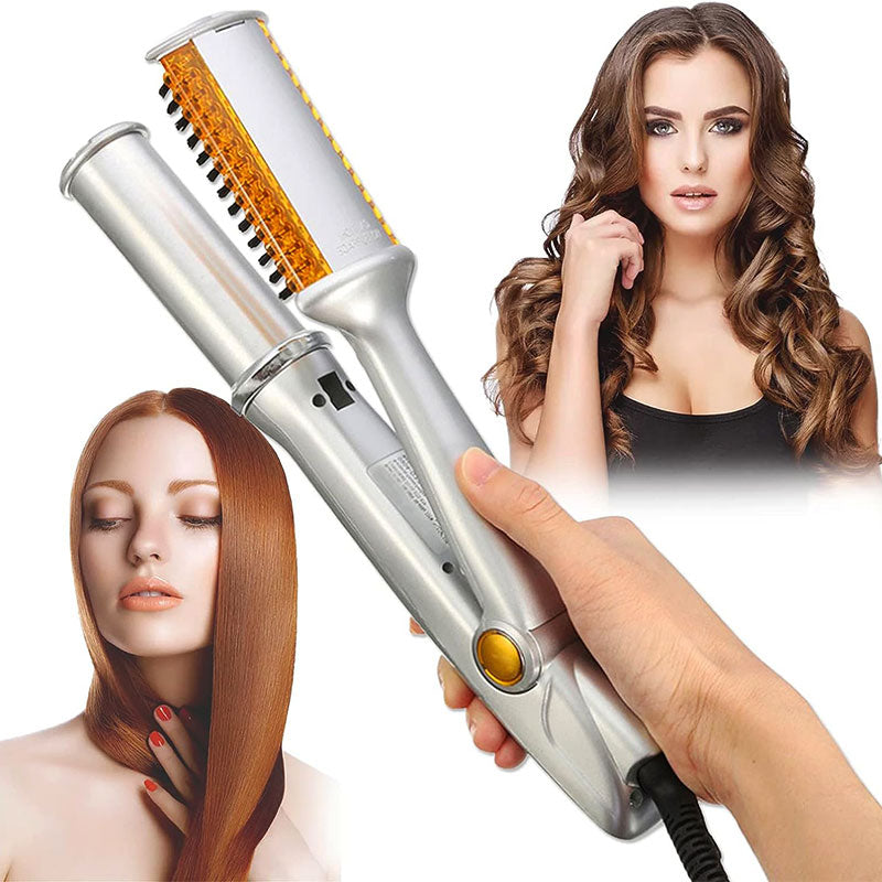 Fast Heat Styling Iron Hair Brush for All Hair Types