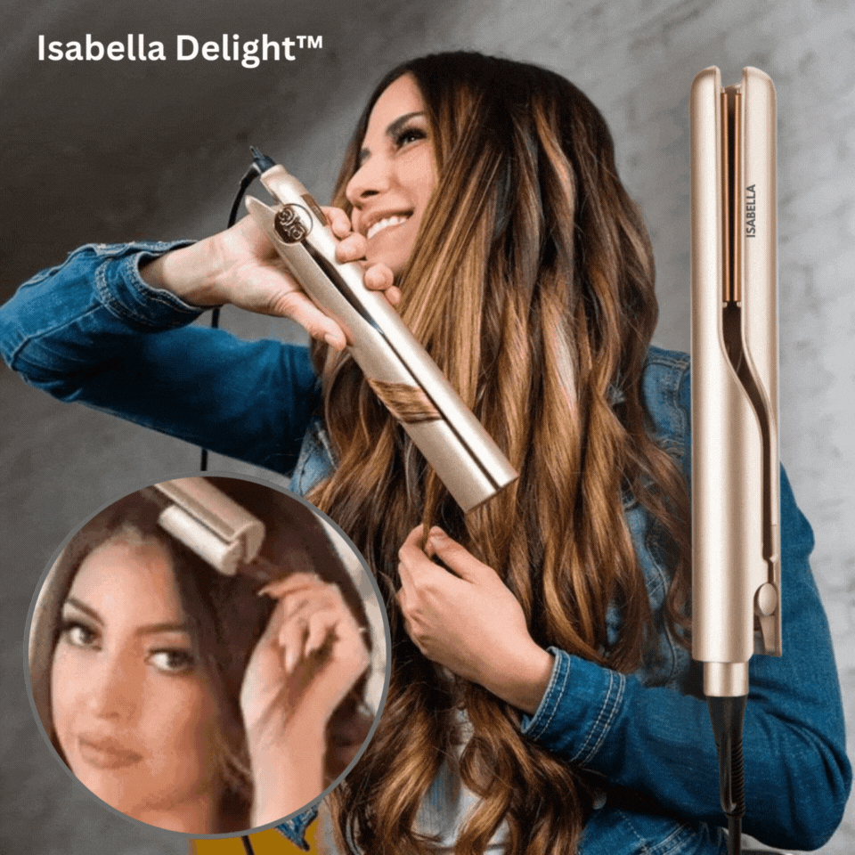 2 in 1 Curling Iron and Straightener Set - Halri