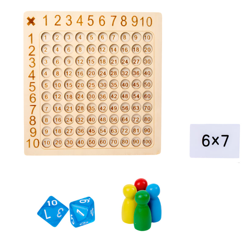 Educational Wooden Math Board for Kids - Halri
