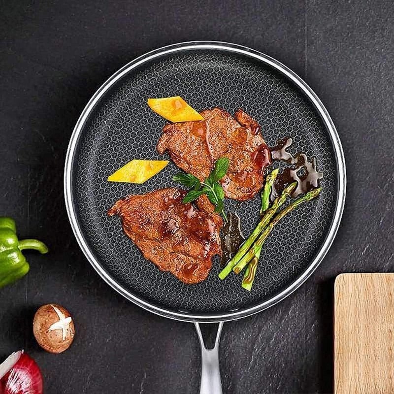 Non Stick Stainless Steel Skillet Pan
