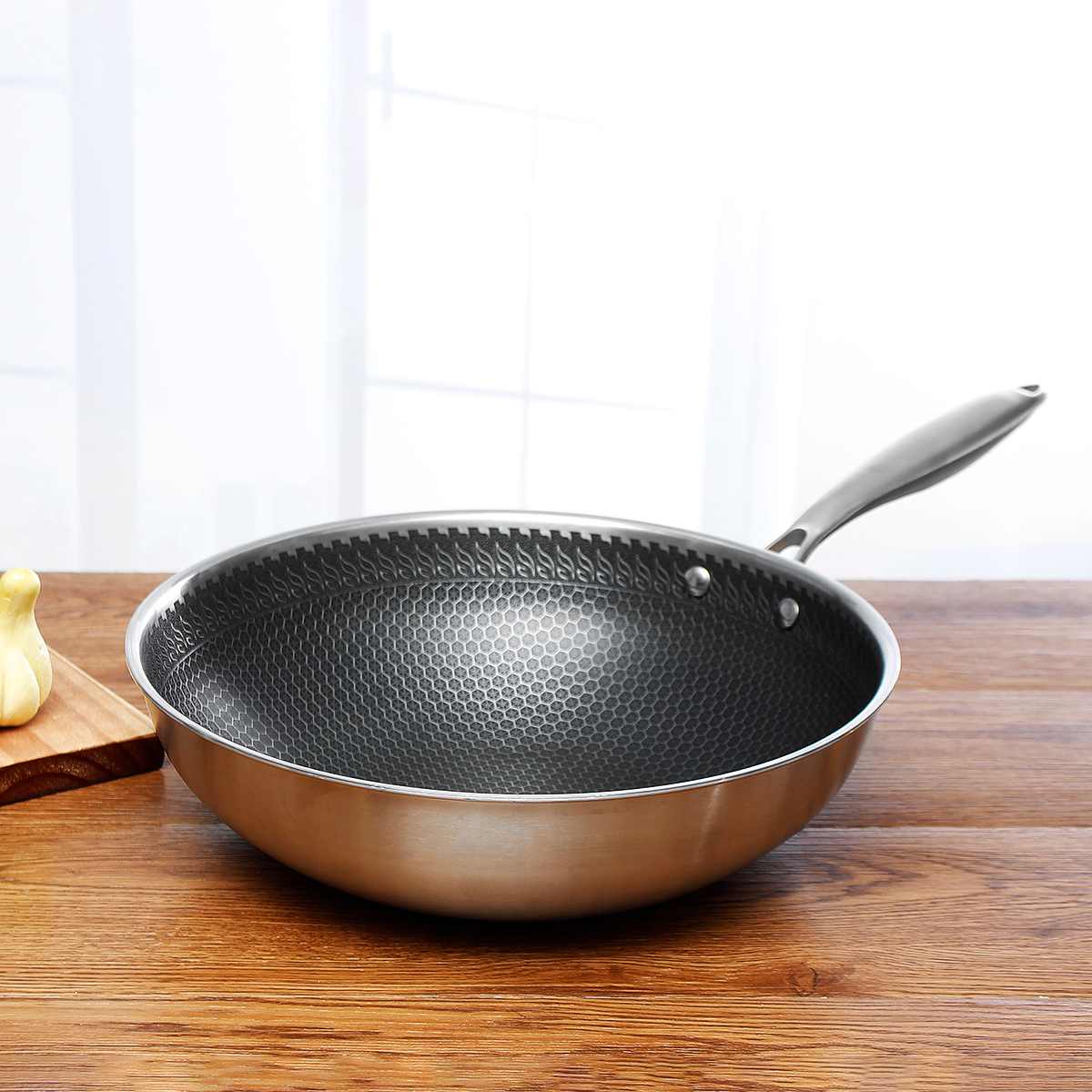 Non Stick Stainless Steel Skillet Pan
