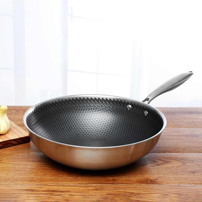 Non Stick Stainless Steel Skillet Pan