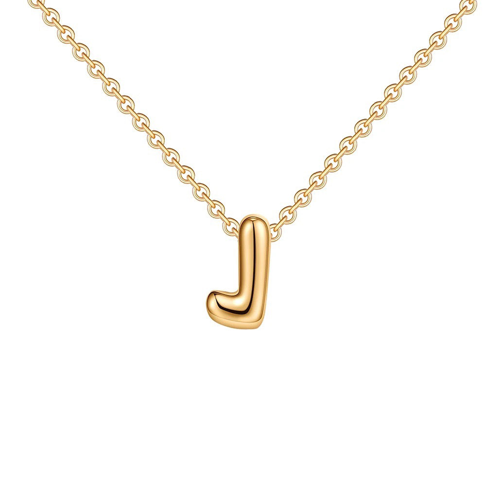 Delicate Script Monogram Initial Necklace