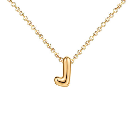 Delicate Script Monogram Initial Necklace
