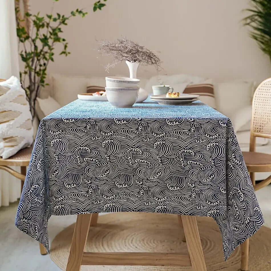 Natural Fiber Japanese Inspired Table Cover - Halri