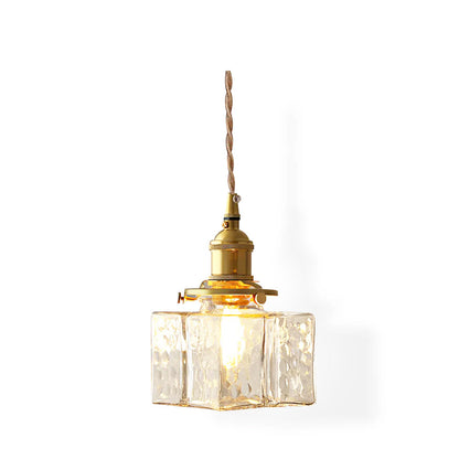 Luxury Metal and Glass Hanging Lamp - Halri