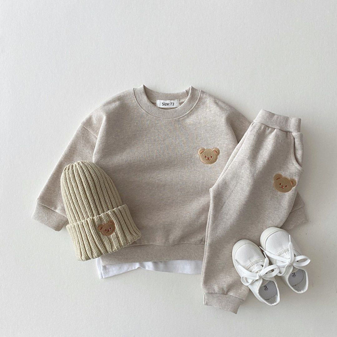 Kids' Cozy Bear Tracksuit - Soft Cotton