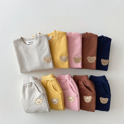 Kids' Cozy Bear Tracksuit - Soft Cotton - Halri