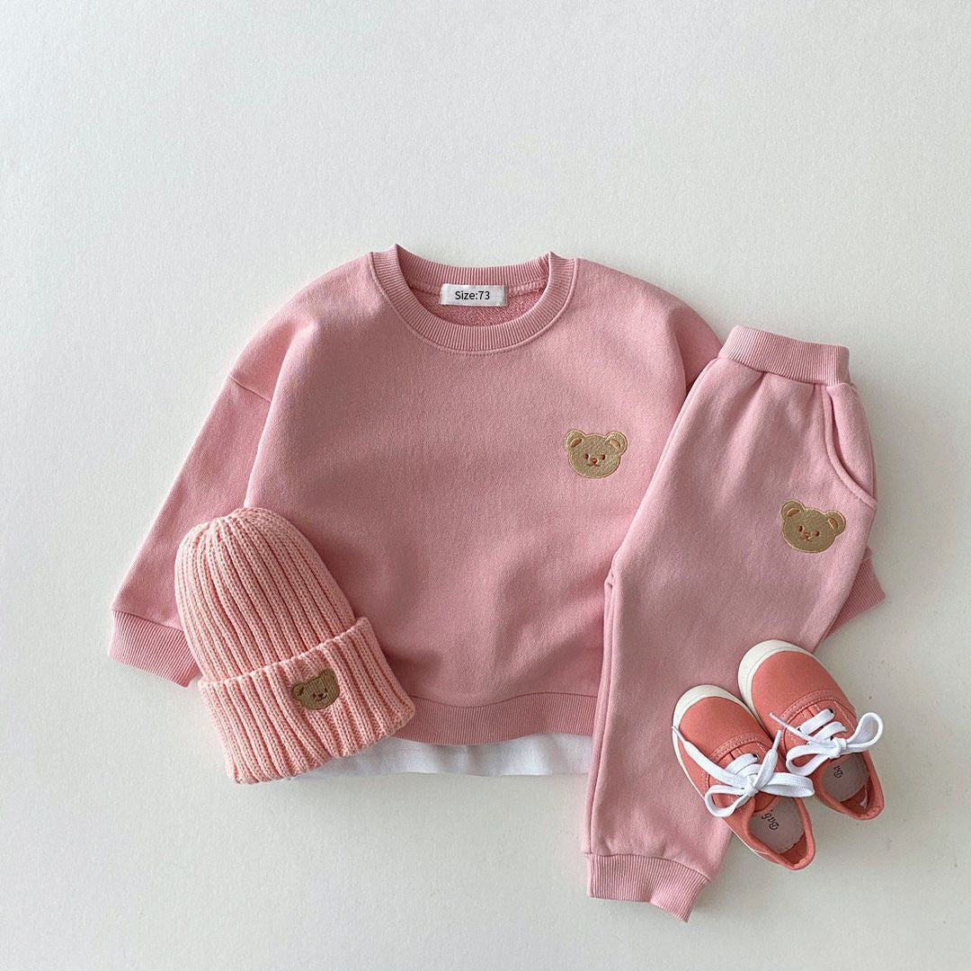 Kids' Cozy Bear Tracksuit - Soft Cotton