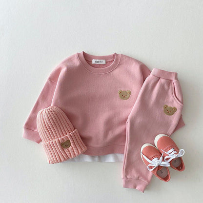 Kids' Cozy Bear Tracksuit - Soft Cotton