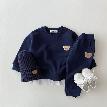 Kids' Cozy Bear Tracksuit - Soft Cotton