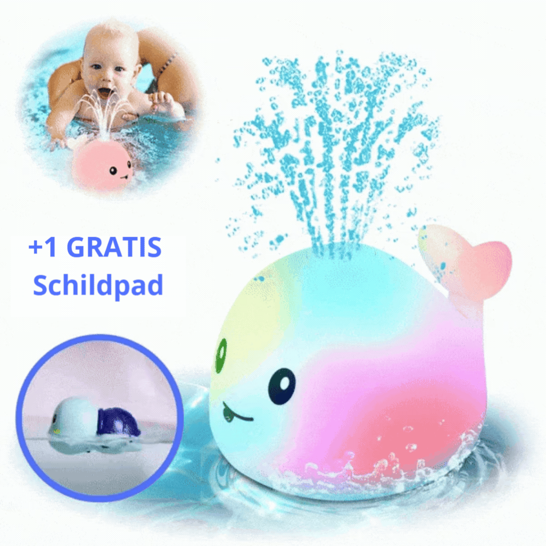 Colorful Whale Bath Time Toy - Halri