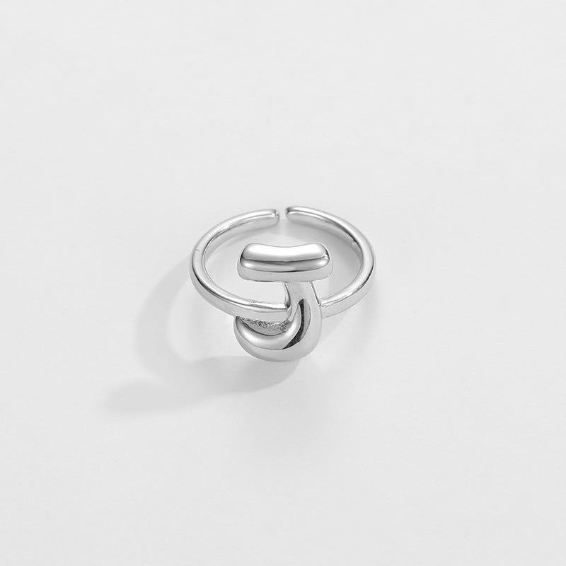 Personalized Fun Alphabet Initial Ring