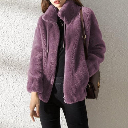 Warm Faux Fur Padded Parka Coat - Halri
