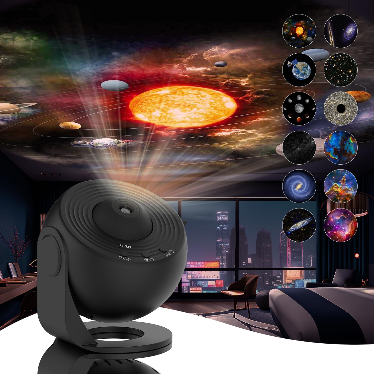 Calming Home Planetarium Star Projector - Halri