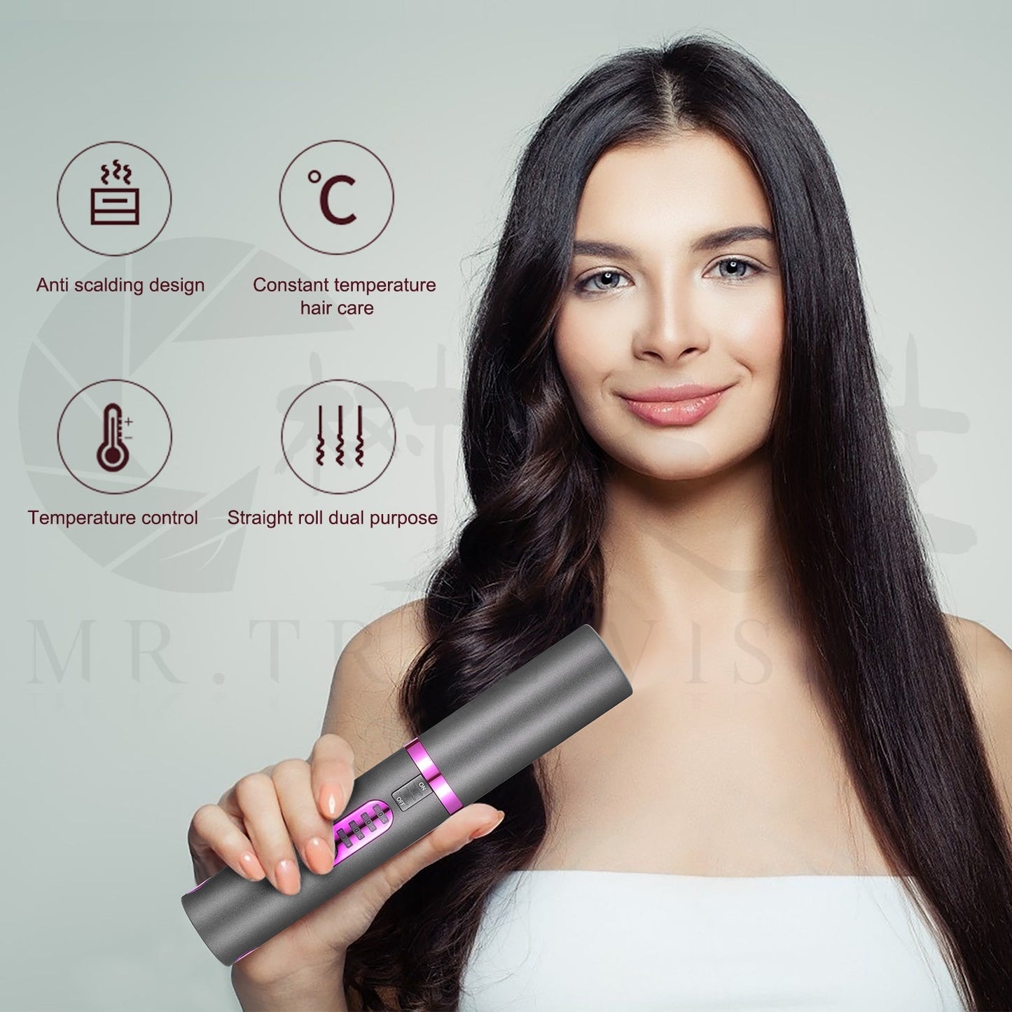 Portable Compact Wireless Travel Hair Straightener