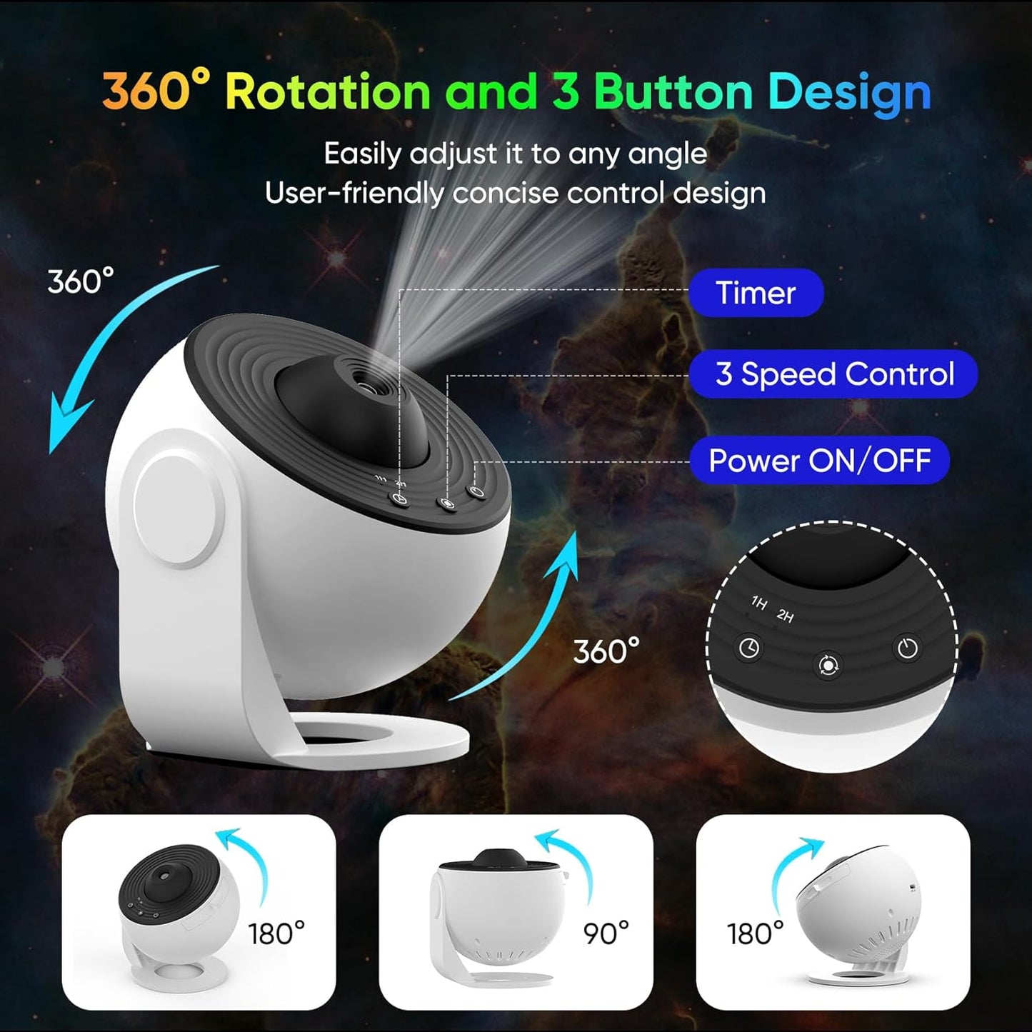 Calming Home Planetarium Star Projector