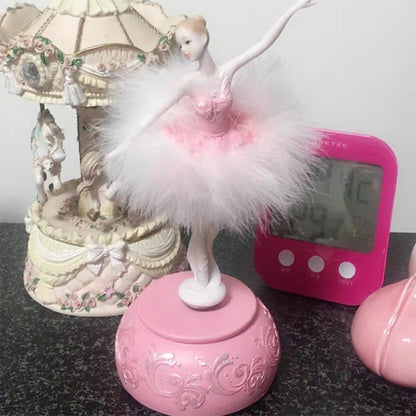 Beautiful Pink Musical Ballerina Box - Halri