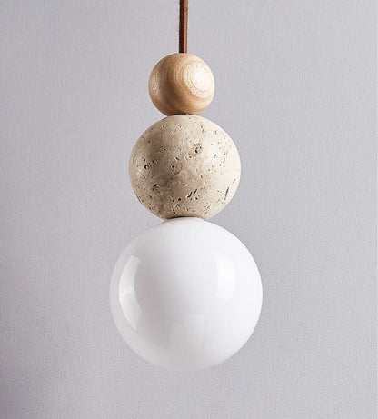 Simple Stone Drop Ceiling Light