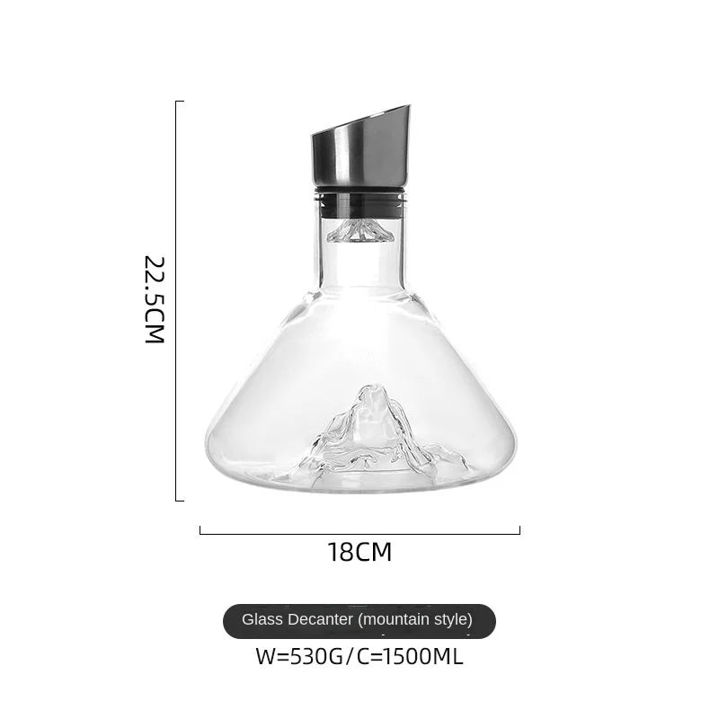 Luxury Glass Crystal Wine Carafe