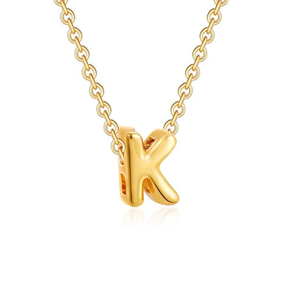 Delicate Script Monogram Initial Necklace