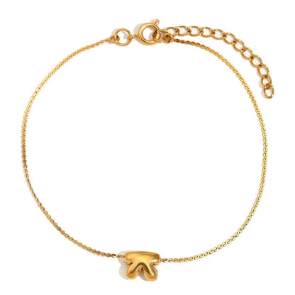 Tiny Alphabet Letter Charm Bracelet