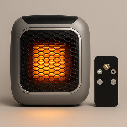 Compact Electric Space Heater with Thermostat - Halri