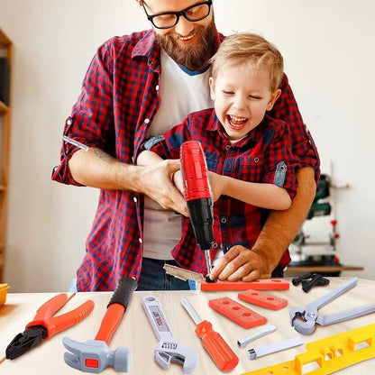 Kid's Ultimate Construction Playset with Kids Engineering Workshop Bench Included, Safe for Ages 3+